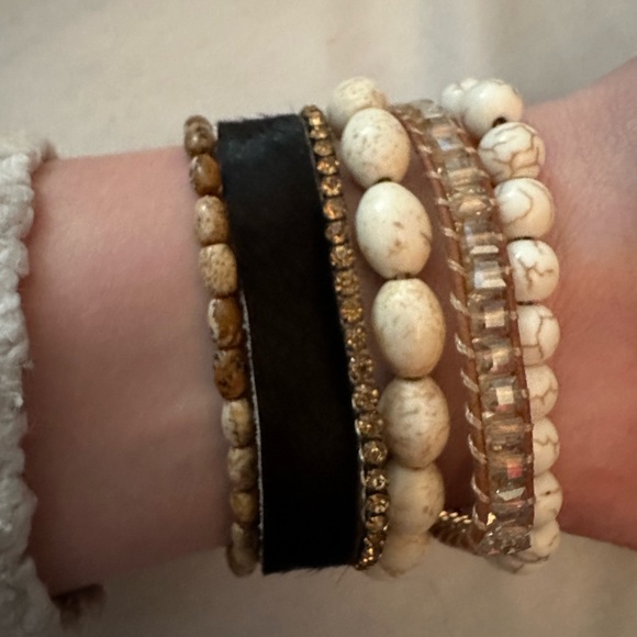 Victoria Emerson Stacked Cuff Bracelet - Picture 8 of 10